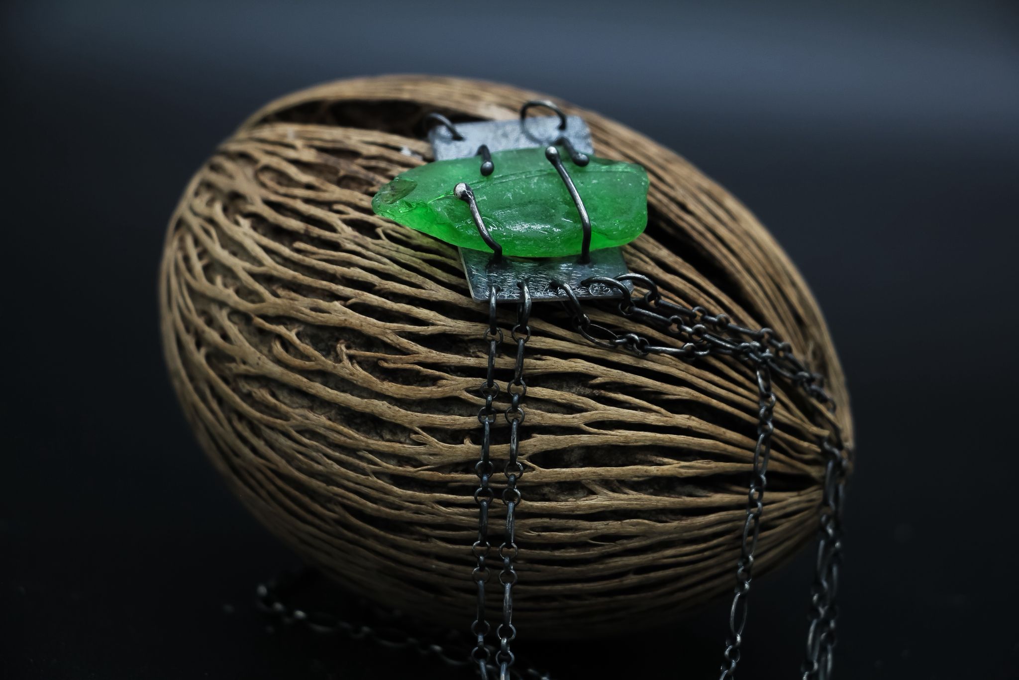 Sea glass serie green