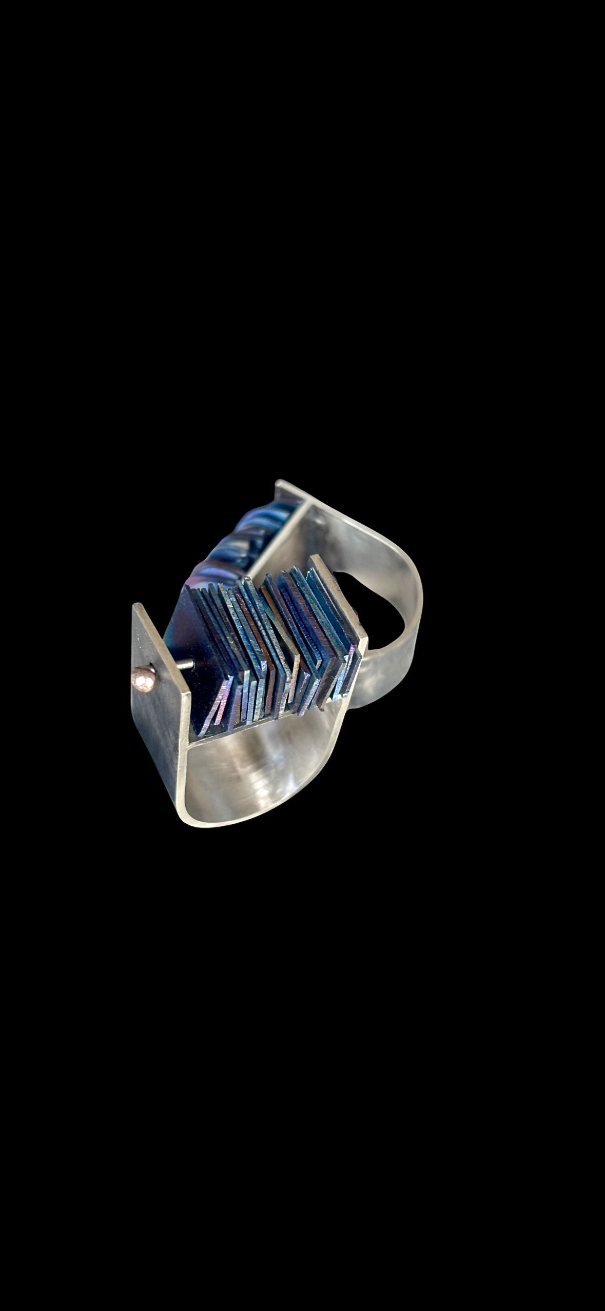 silver, titanium