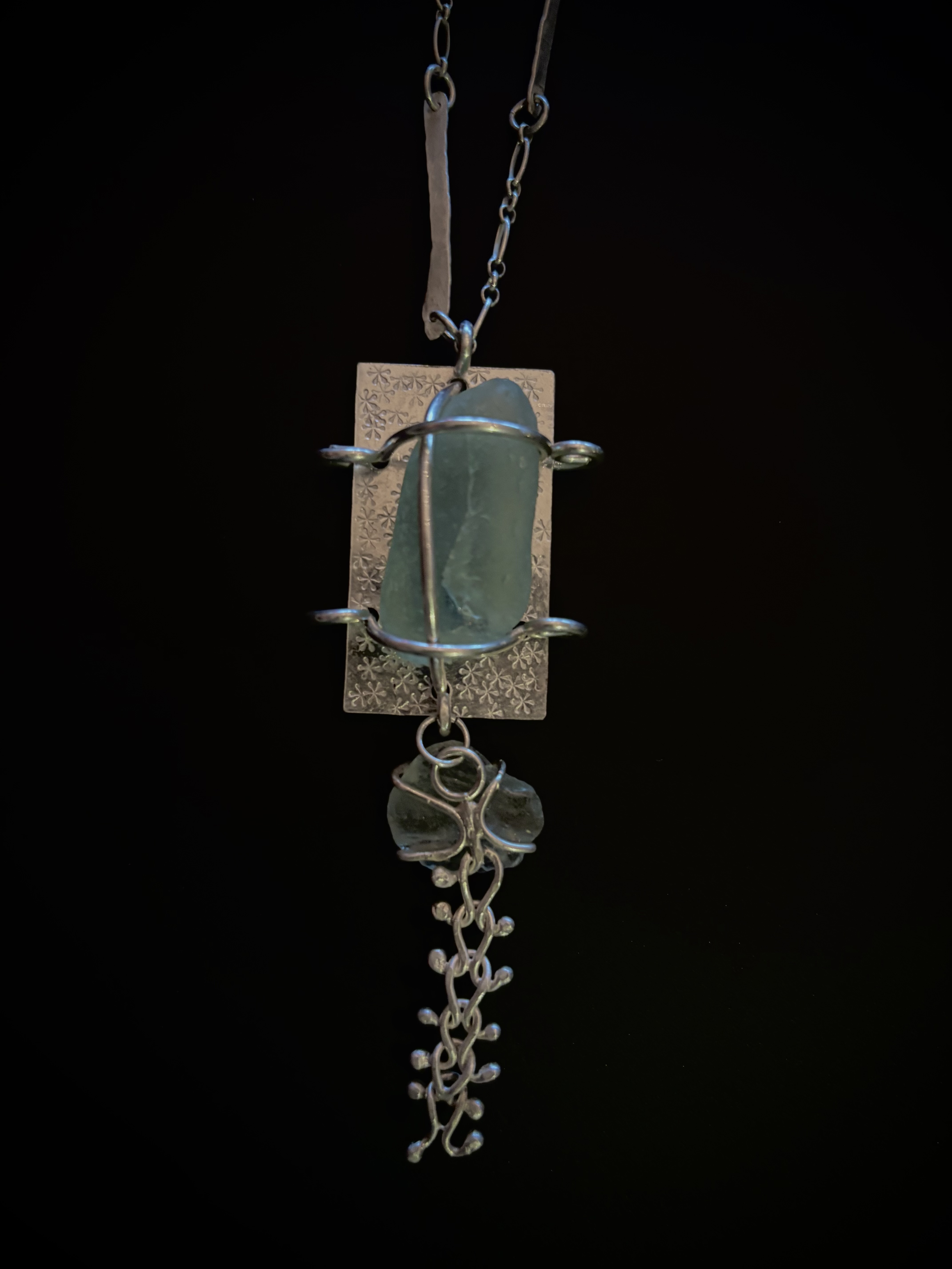 Sea glass serie blue