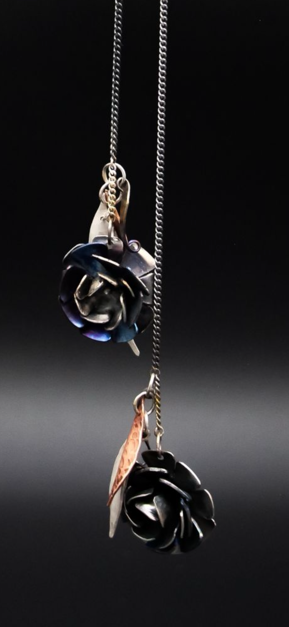 silver, copper, titanium